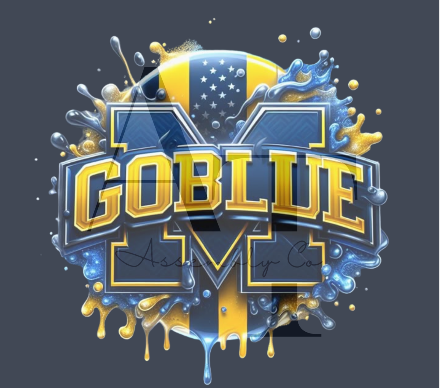 Michigan Pride 20oz Tumbler β Blue & Maize Game Day Cup for College Fans, Students & Alumni