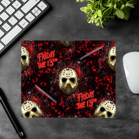 Friday the 13th Inspired Mousepad – Spooky Horror Desk Mat