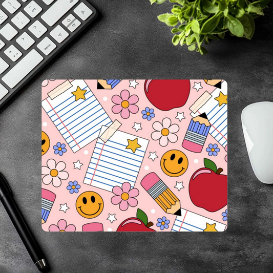 Groovy School Mousepad – Retro Teacher & Student Desk Mat