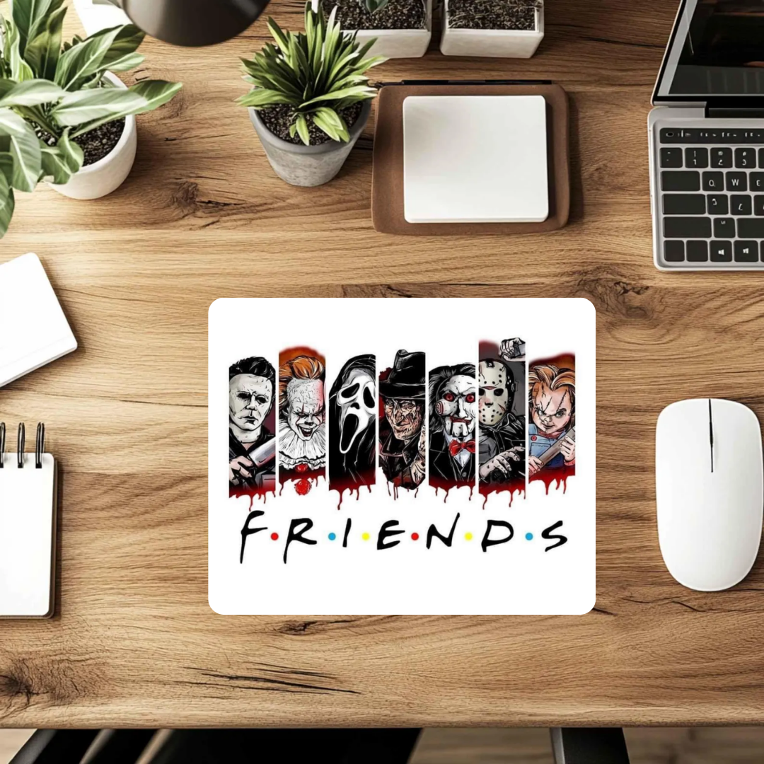 Halloween Friends Mousepad β Spooky Fun Desk Mat