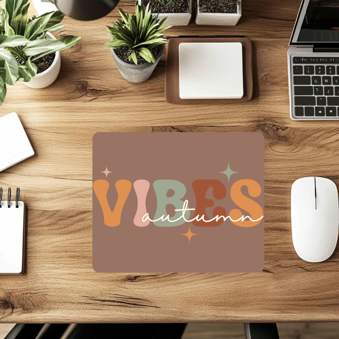 Autumn Vibes Mousepad β Cozy Fall Desk Decor