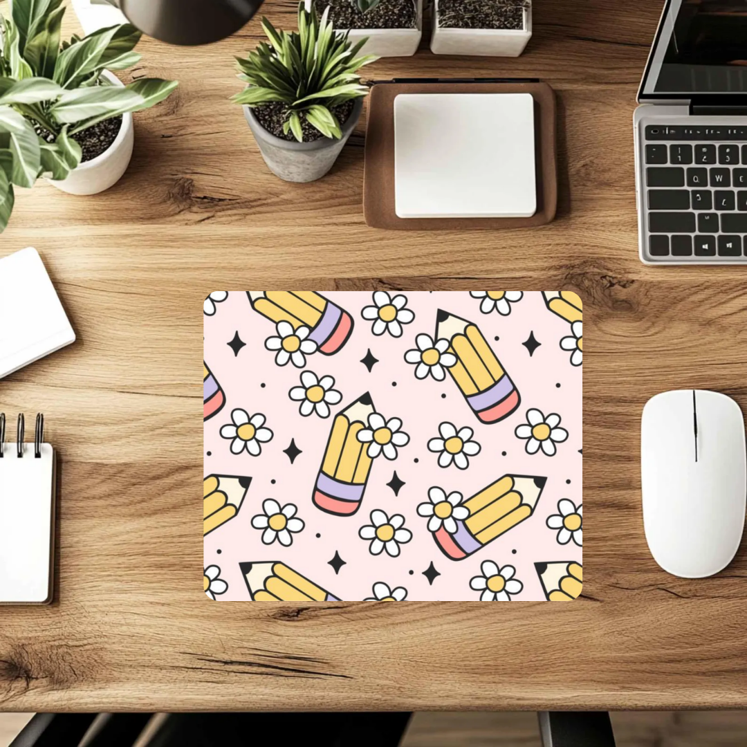 Pencils Mousepad – Back-to-School & Creative Desk Mat