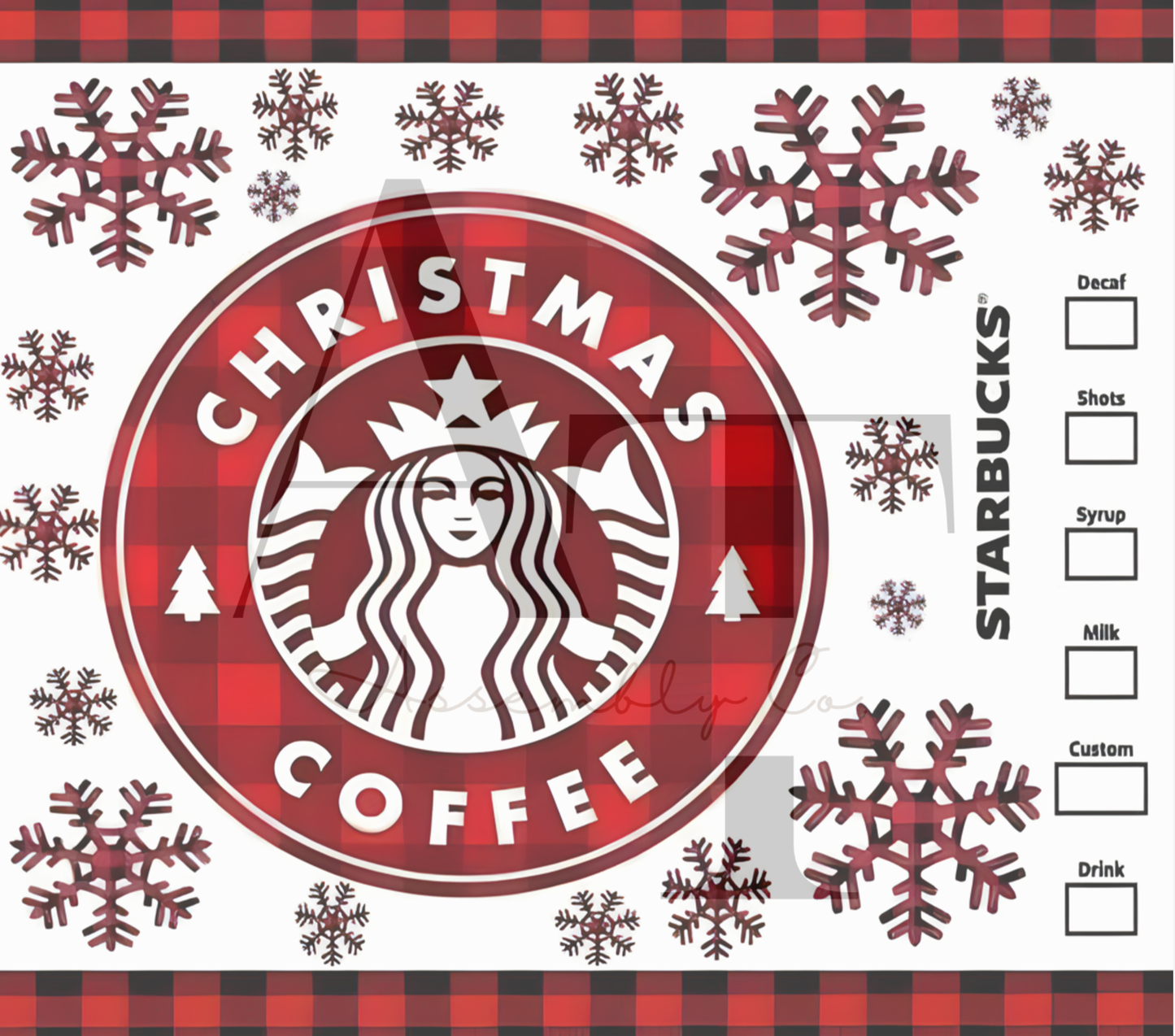 Christmas Coffee 20oz Insulated Tumbler β Starbucks-Inspired Holiday Cup for Hot & Cold Drinks