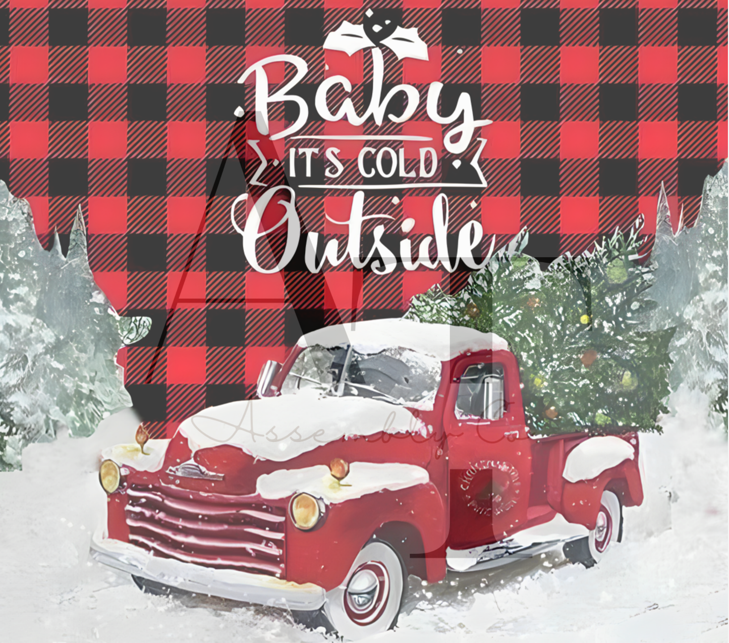 Baby It’s Cold Outside 20oz Tumbler – Cozy Winter Cup for Coffee, Cocoa & Holiday Drinks