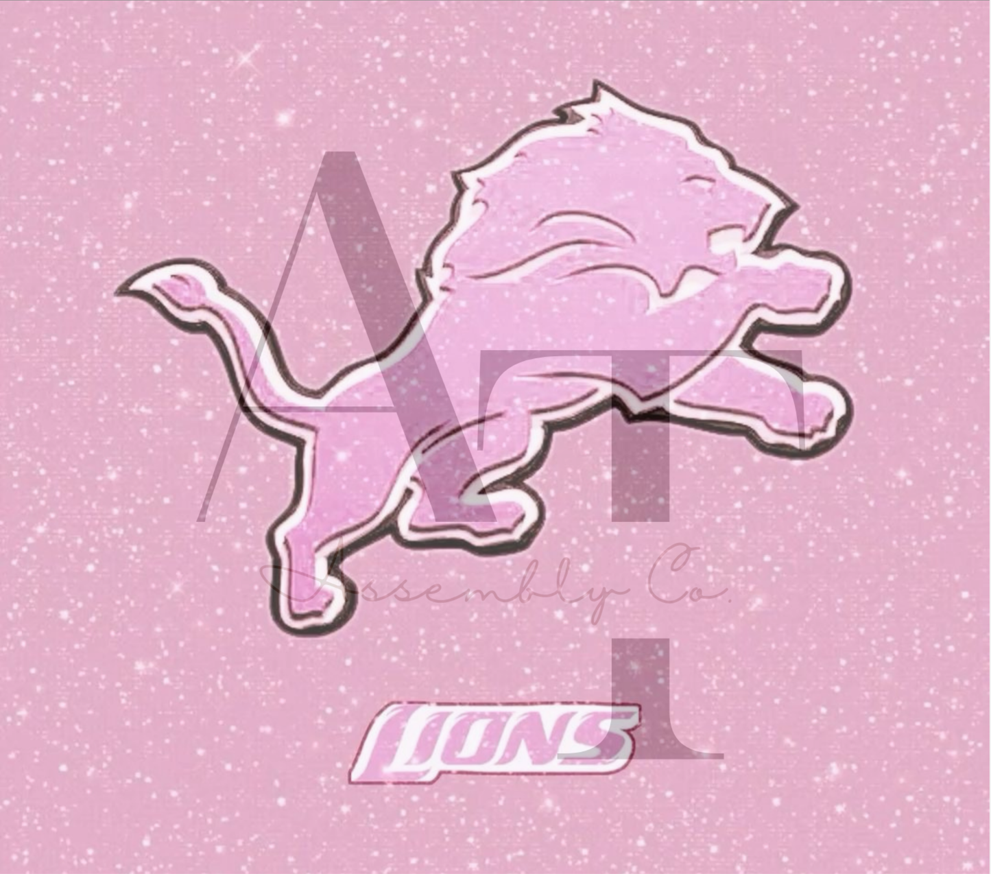 Pink Lions 20oz Tumbler β Breast Cancer Awareness Football Cup for Fans, Moms & Supporters