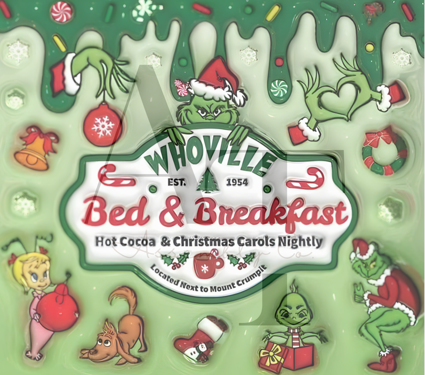 Whoville Bed & Breakfast – Christmas 20oz Tumbler / Holiday Mug / Winter Home Décor Gift