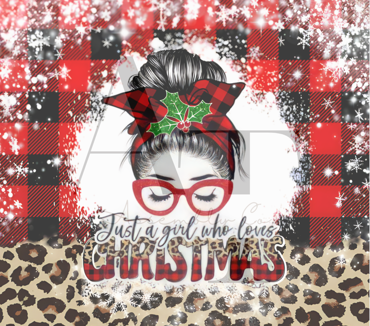 Just a Girl Who Loves Christmas 20oz Tumbler – Festive Holiday Cup for Coffee, Cocoa & Cheer