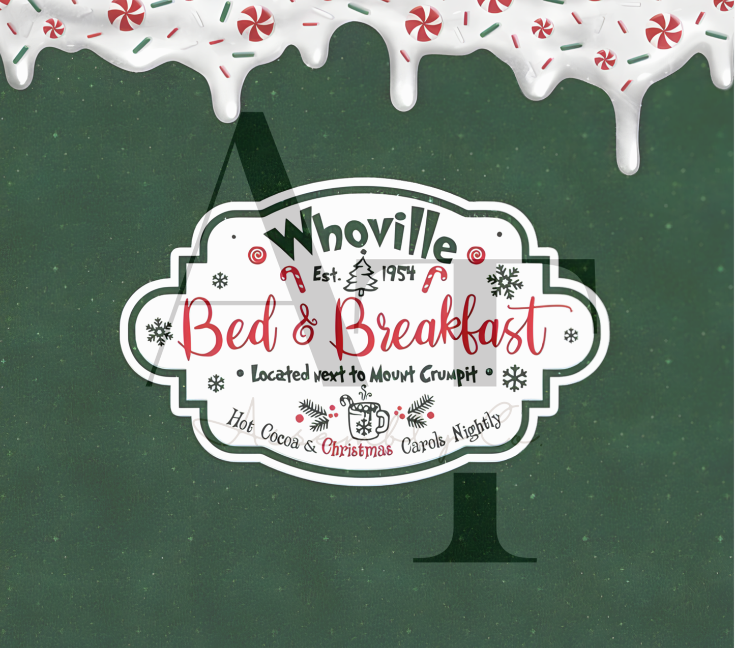 Whoville Bed and Breakfast 20oz Tumbler – Dr. Seuss Inspired Holiday Coffee Cup