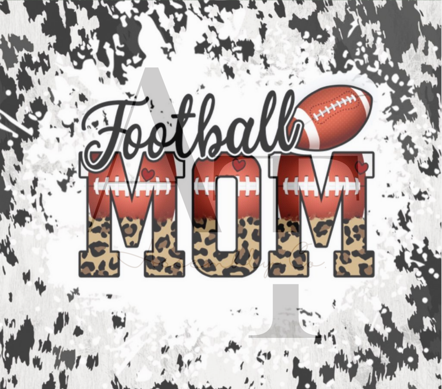 Football Mom 20oz Tumbler – Game Day Stainless Steel Cup for Proud Sports Moms