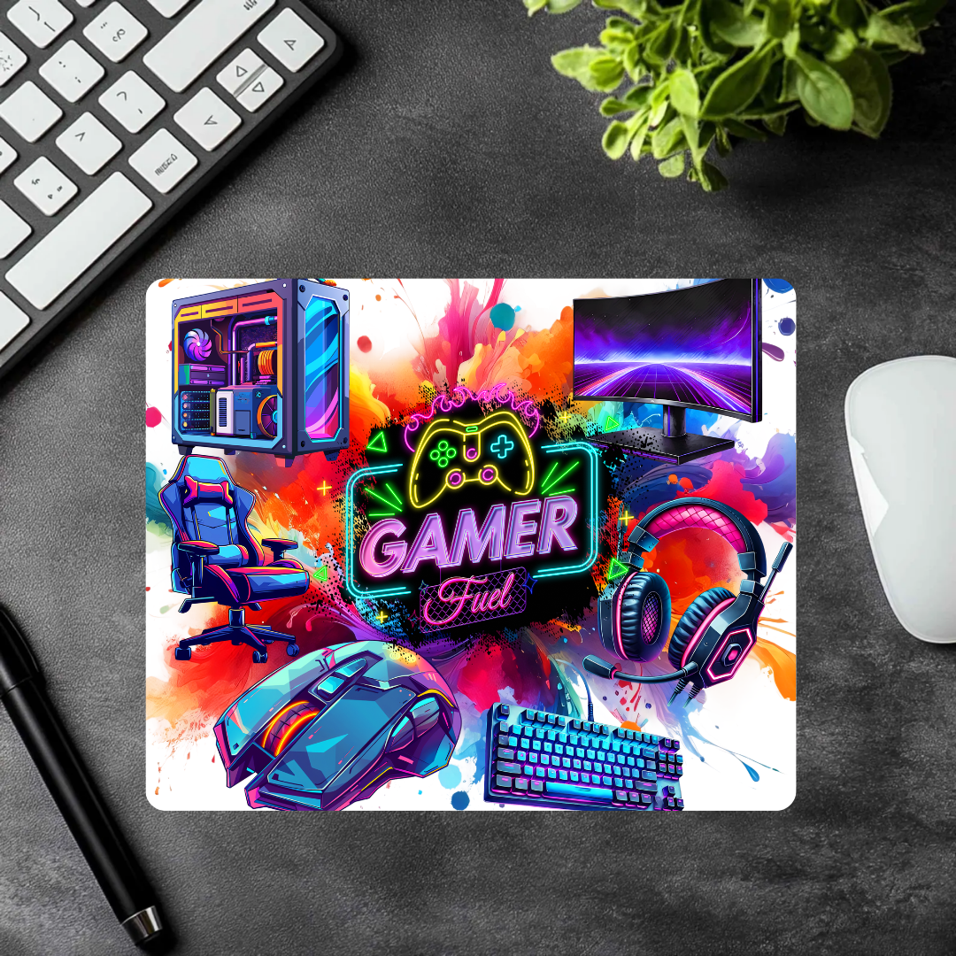 Gamer Fuel Desk Pad – Level-Up Performance Mousepad