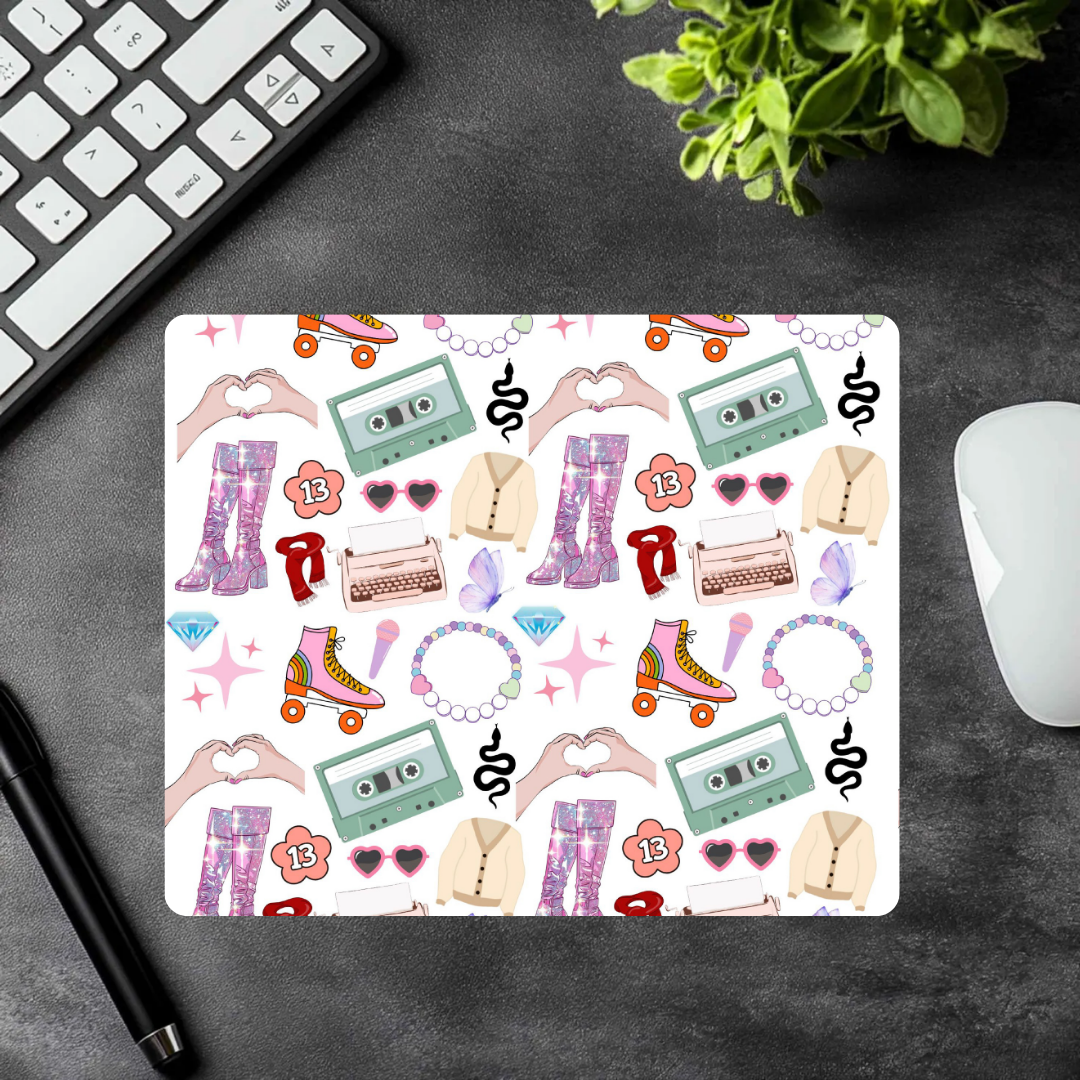 Era Vibes Mousepad – Popstar Aesthetic Desk Mat