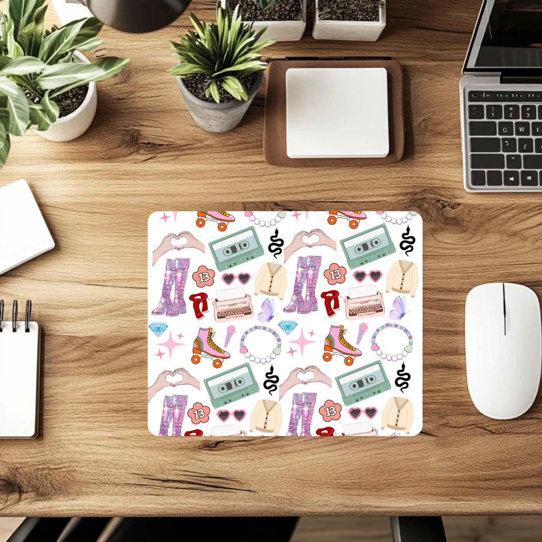 Era Vibes Mousepad – Popstar Aesthetic Desk Mat