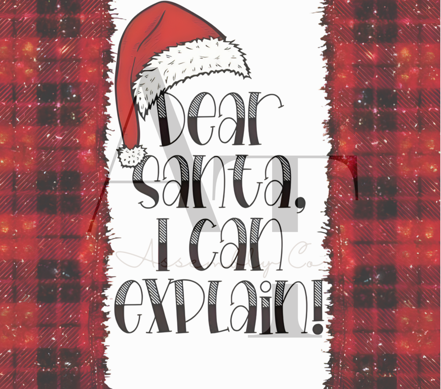 Dear Santa, I Can Explain 20oz Tumbler – Funny Christmas Cup for Coffee, Cocoa & Holiday Cheer