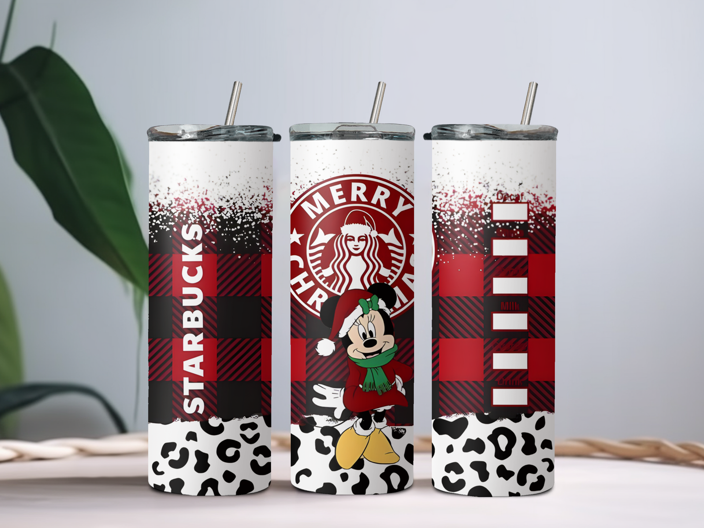 Mickey Mouse Starbucks Christmas Edition 20oz Tumbler – Holiday Coffee Cup for Disney Fans