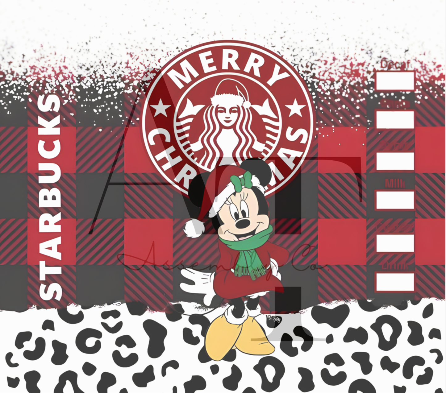 Mickey Mouse Starbucks Christmas Edition 20oz Tumbler – Holiday Coffee Cup for Disney Fans