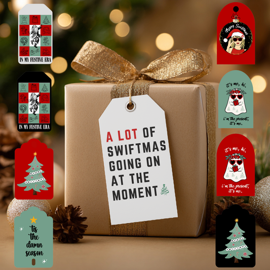 Merry & Magical Gift Tags – Aesthetic Christmas Tags for Gifts